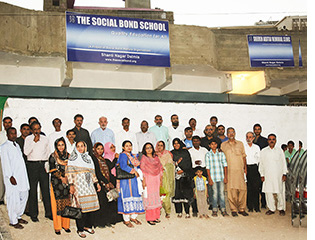 Inauguration of School and Clinic at Dalmia